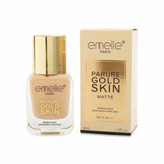 Emelie Paris Parure Gold Skin Matte Foundation SPF 15