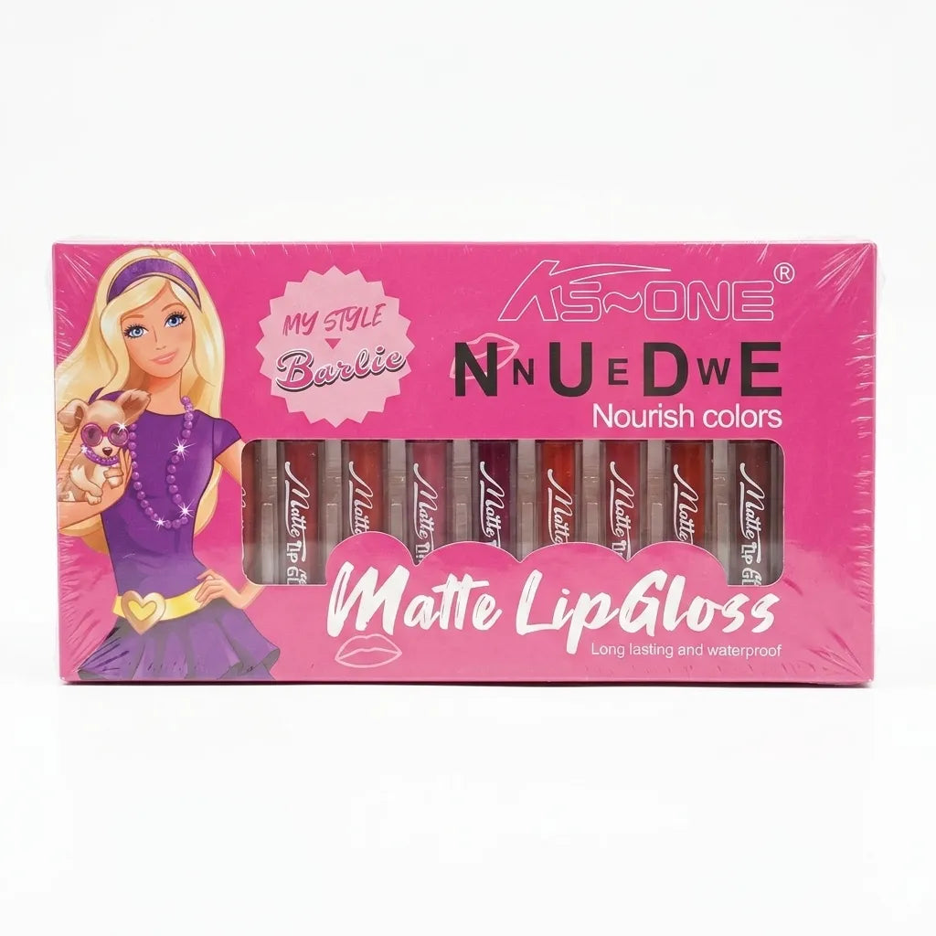 AS-ONE Nude Nourish Colors Matte Lip Gloss Set