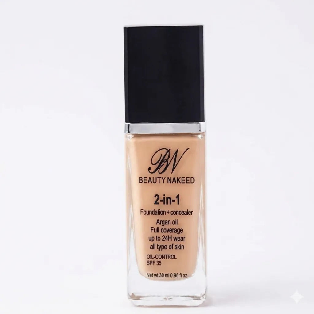 Beauty Naked 2-in-1 Foundation + Concealer with Argan Oil SPF 35