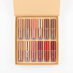 AS-ONE 12-Piece Matte Liquid Lipstick & Lip Gloss Set