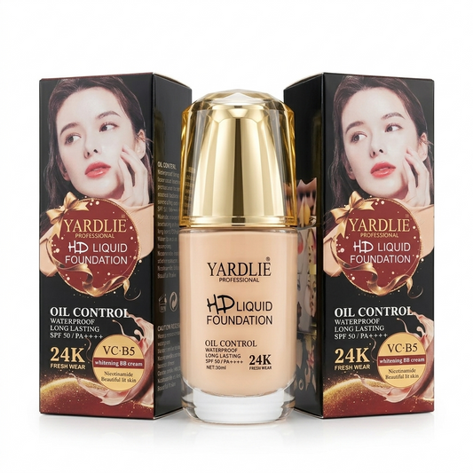 Yardlie Professional HD Liquid Foundation 50ml - Oil Control