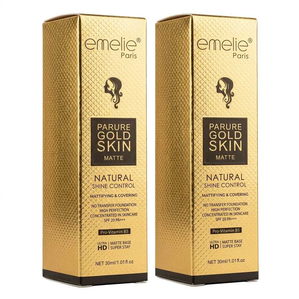 Emelie Paris Parure Gold Skin Matte Foundation 30ml